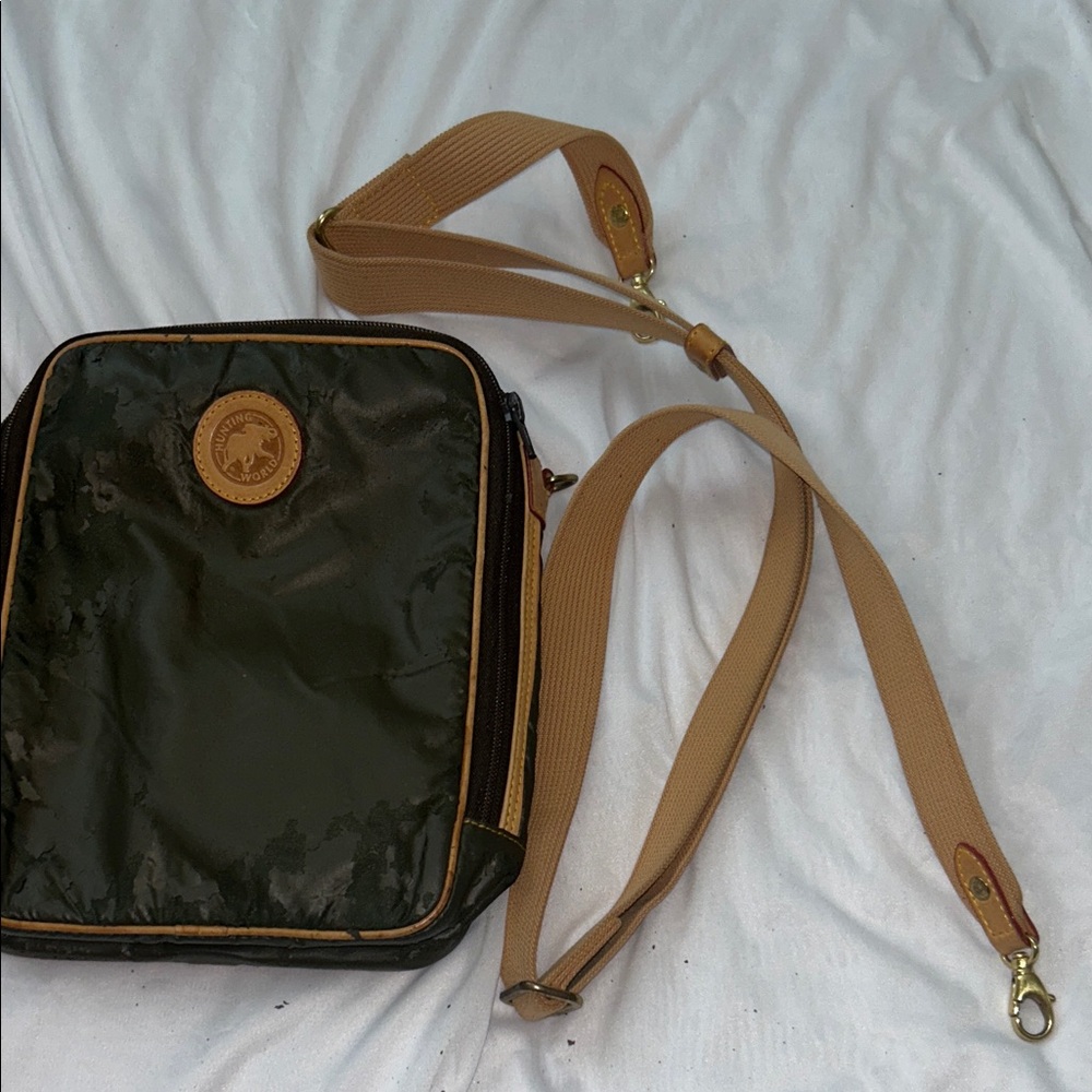Vintage Hunting World Battue Sur Crossbody Bag - AS IS - Picture 10 of 10